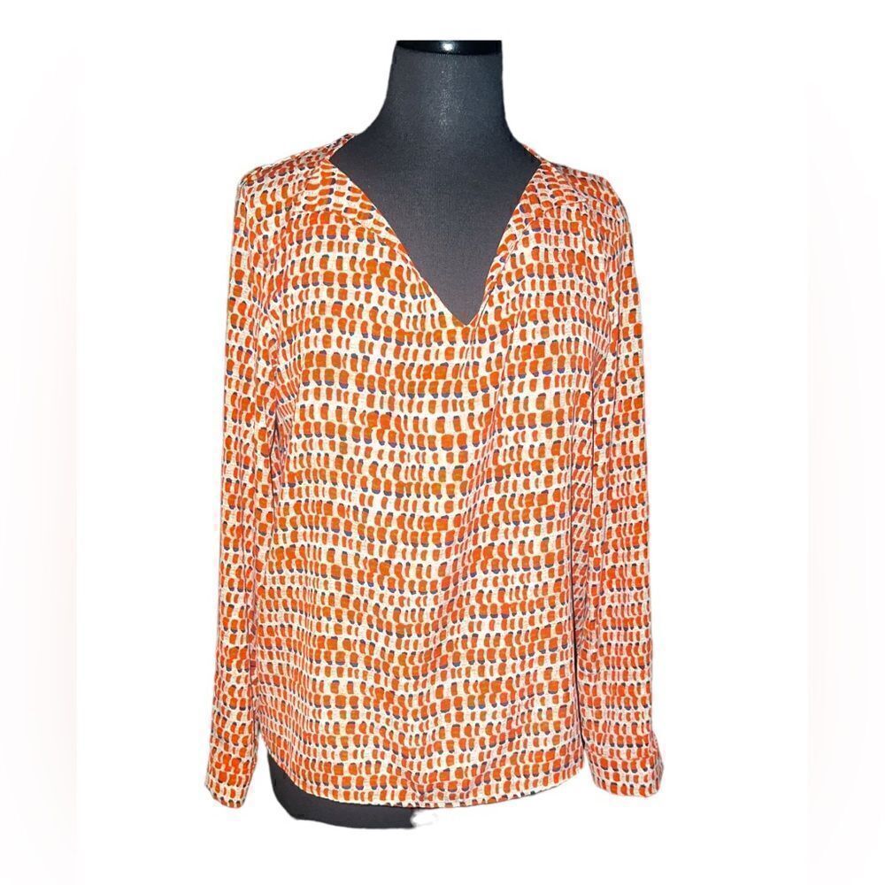 🐘 Collective Concept Orange Print Top